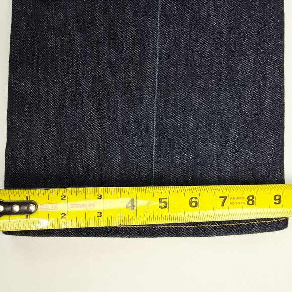7 For All Mankind Size 31X36 Womens Kimmie Bootcut Blue Denim Jeans NWT USA - Picture 4 of 13